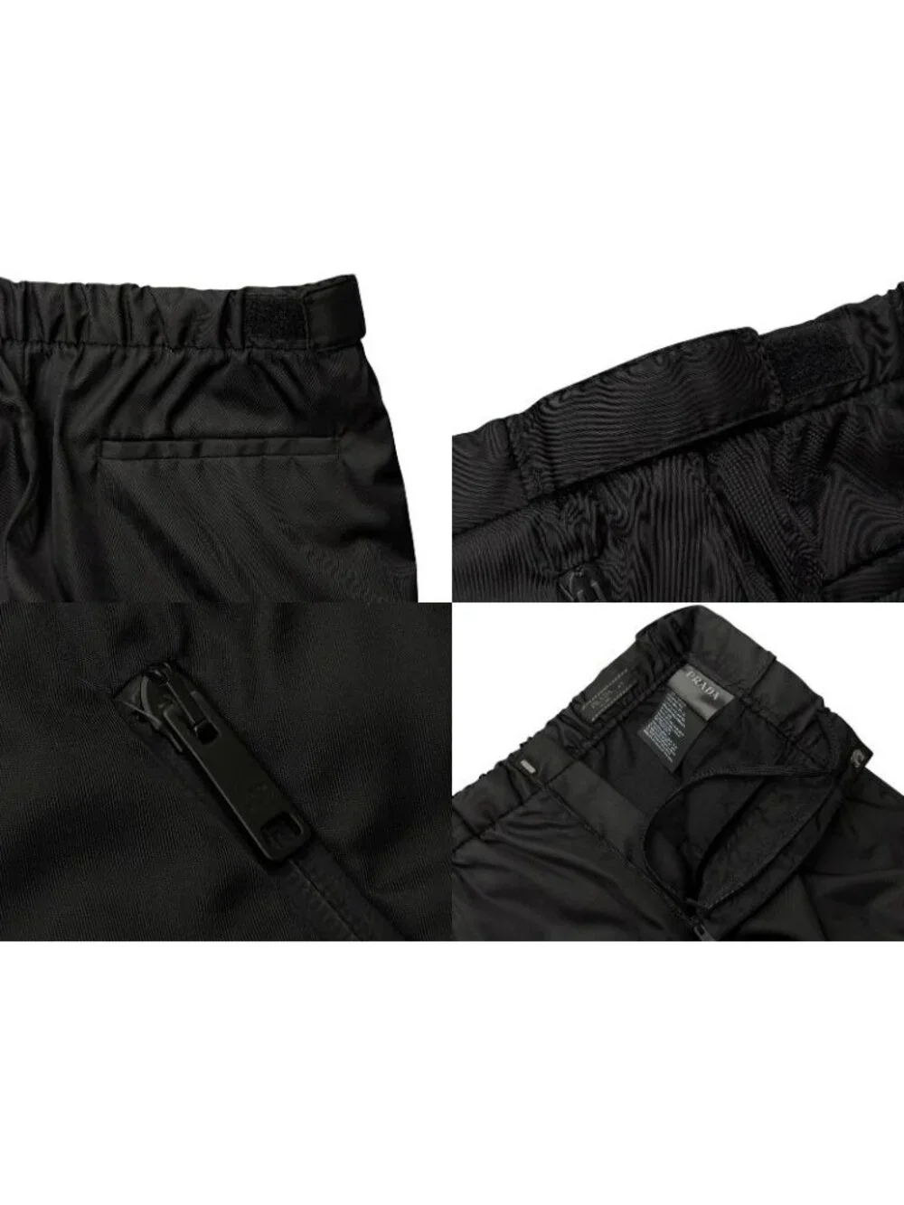 Prada Nylon Pants Polyamide Black